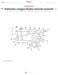Podgląd drukowalnego arkusza ćwiczeń Królewska Latająca Służba Lekarska Australii
