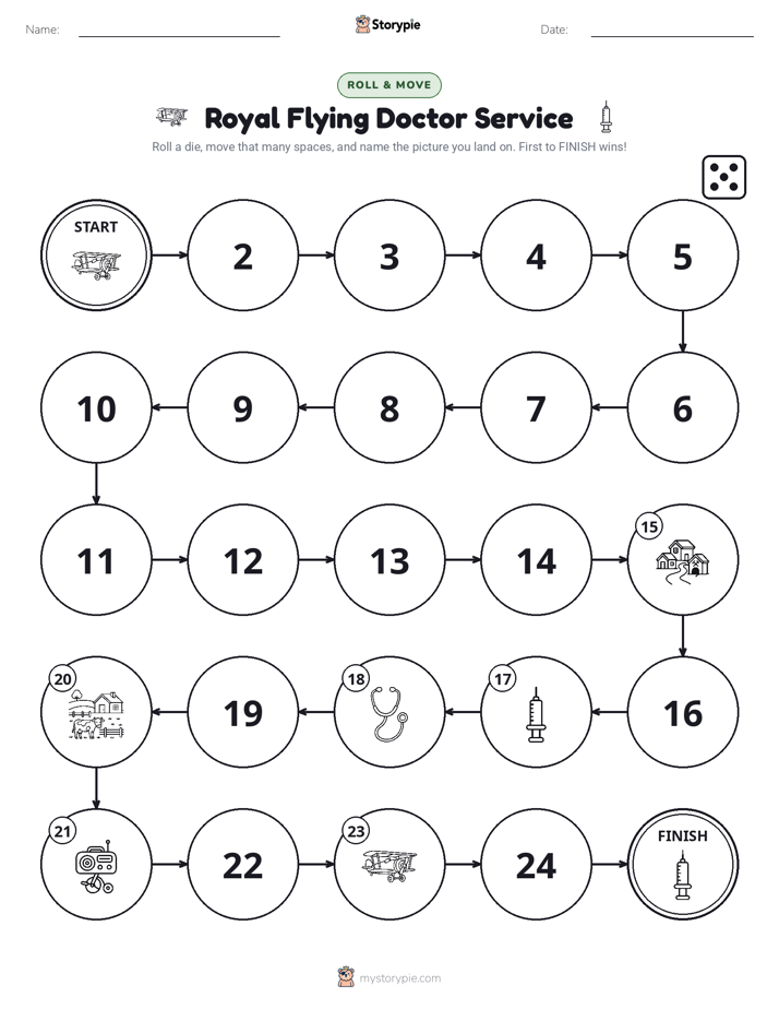 Roll & Move Game