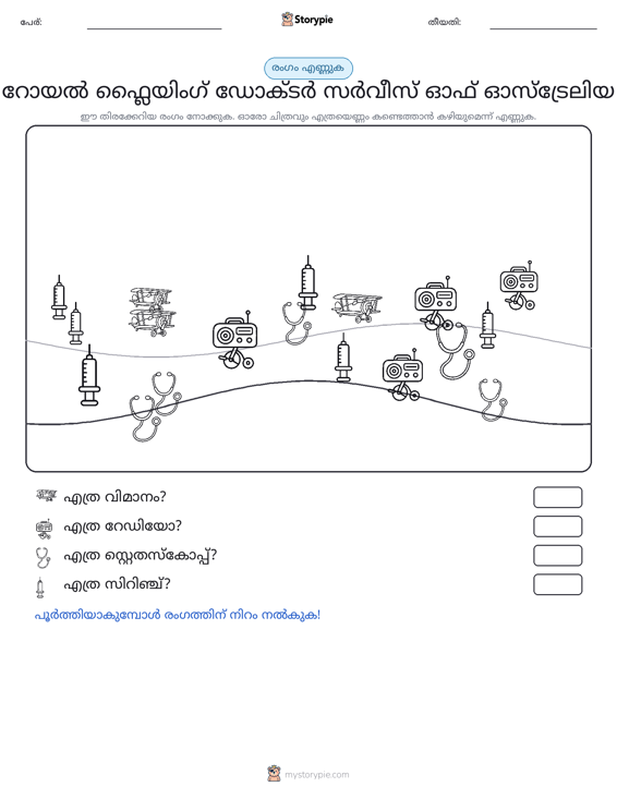 എണ്ണുന്ന ദൃശ്യങ്ങൾ