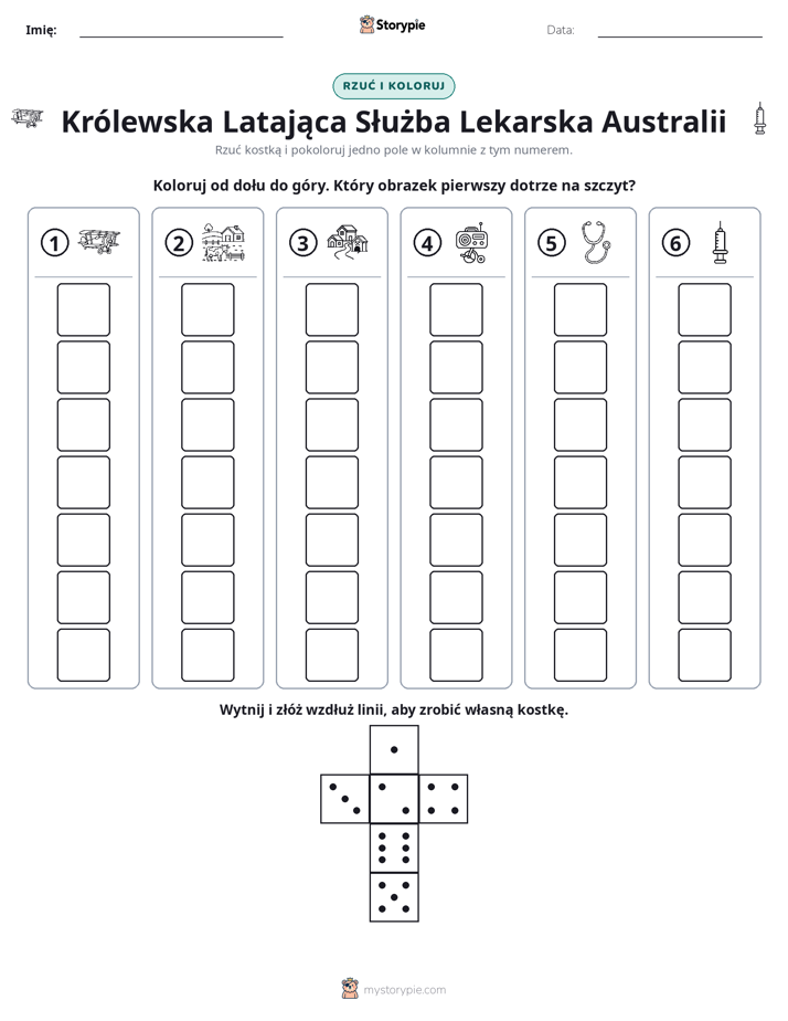 Rzuć i koloruj