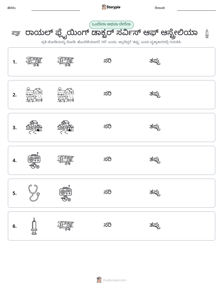 ಒಂದೇ ಅಥವಾ ವಿಭಿನ್ನ
