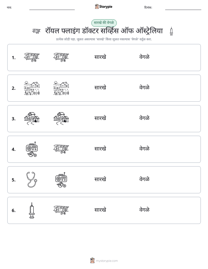 समान की भिन्न