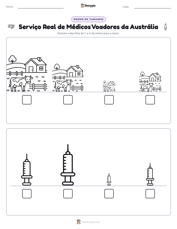 Ordem de Tamanho