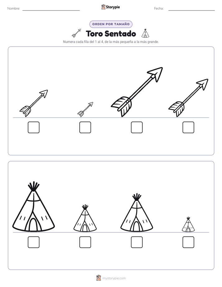 Orden de Tamaños