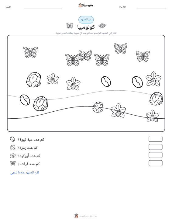 مشهد العد
