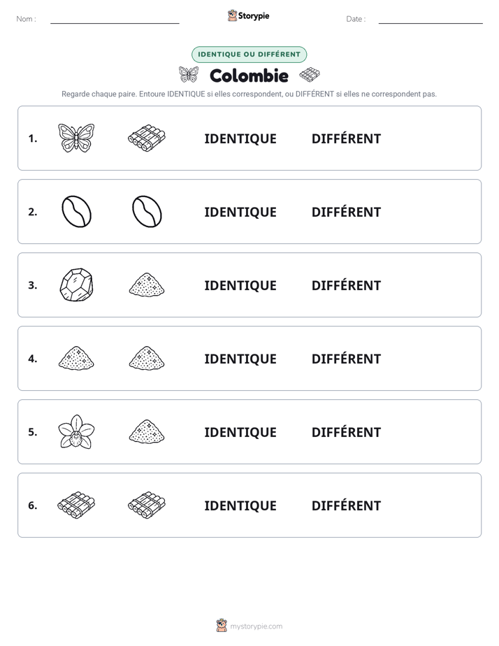 Identique ou Différent