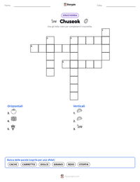 Anteprima della scheda stampabile di Chuseok