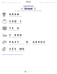 Vista previa de la hoja de trabajo imprimible de Chuseok