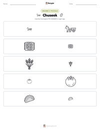 Anteprima della scheda stampabile di Chuseok