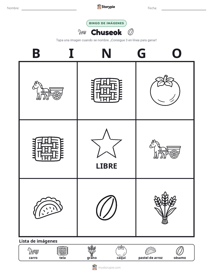Bingo de Imágenes