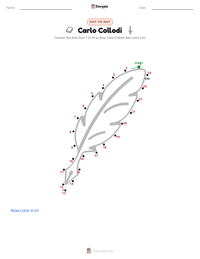 Carlo Collodi printable worksheet preview