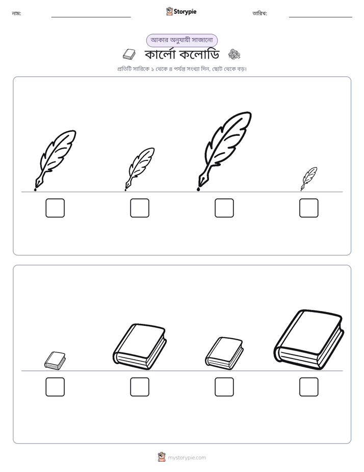 আকারের ক্রম