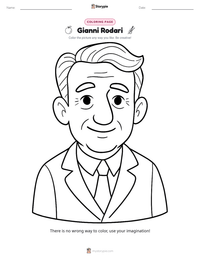 Gianni Rodari printable worksheet preview
