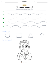 Gianni Rodari printable worksheet preview