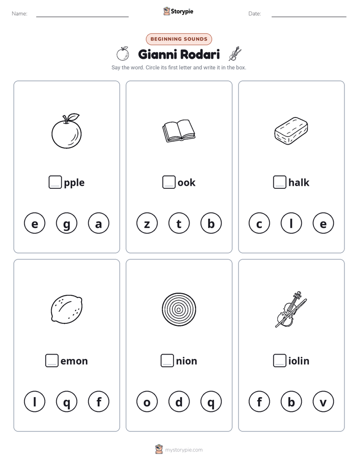 Beginning Sounds