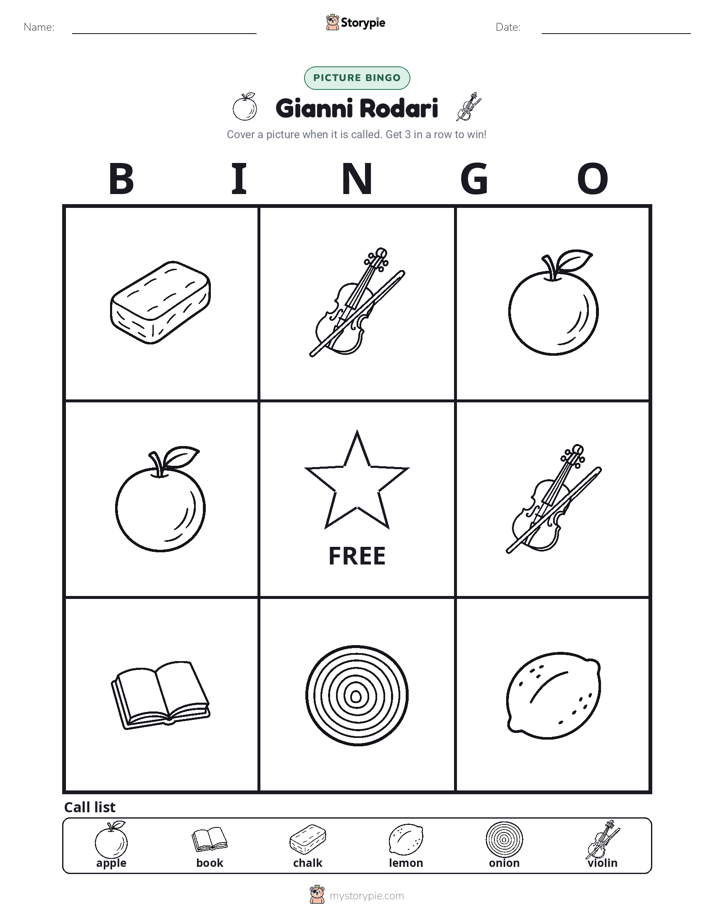 Picture Bingo