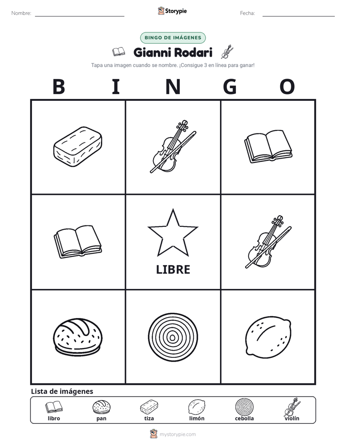 Bingo de Imágenes