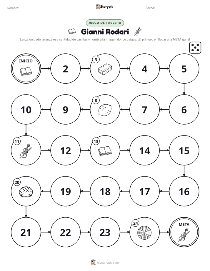 Juego de Rueda y Avanza
