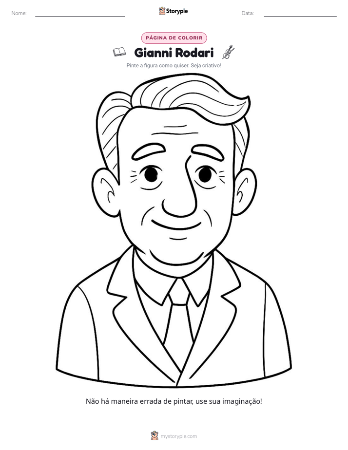 Página para colorir