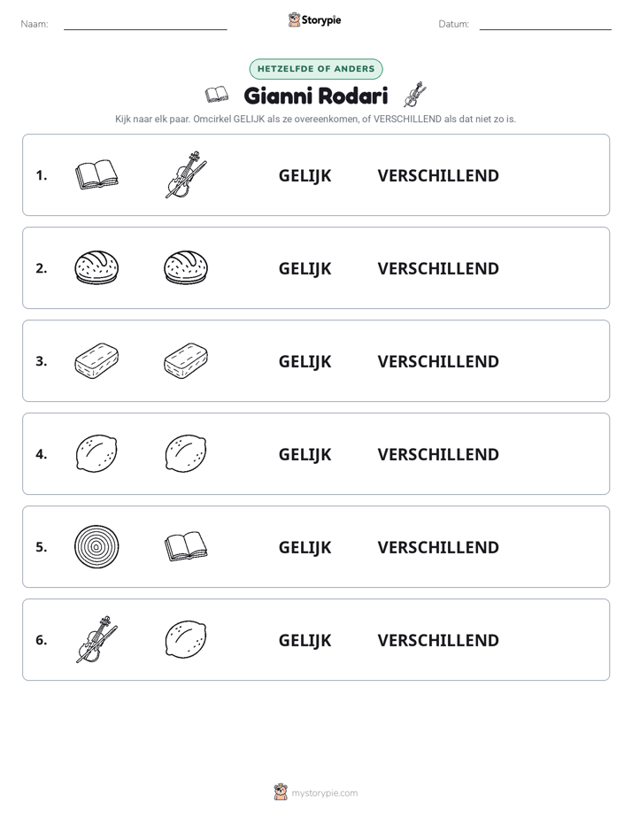 Zelfde of Verschillend