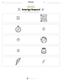 Amerigo Vespucci printable worksheet preview