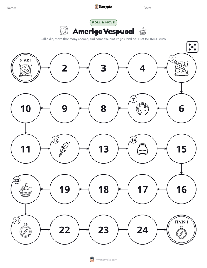 Roll & Move Game