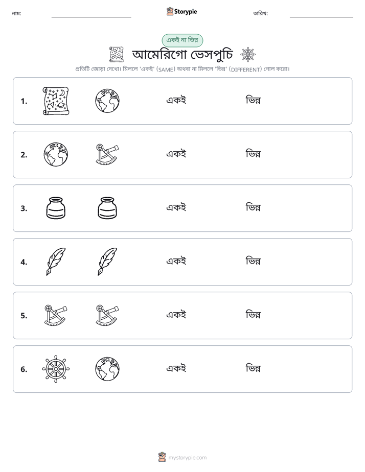একই বা ভিন্ন