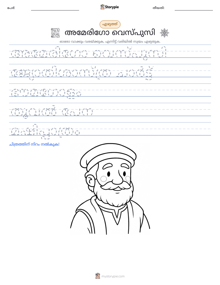 എഴുത്ത് പരിശീലനം