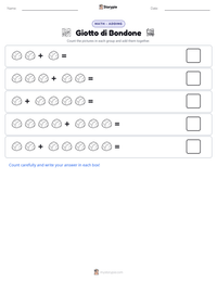 Giotto di Bondone printable worksheet preview