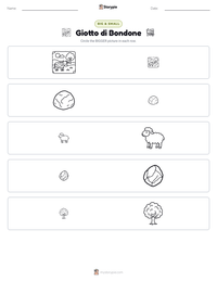 Giotto di Bondone printable worksheet preview