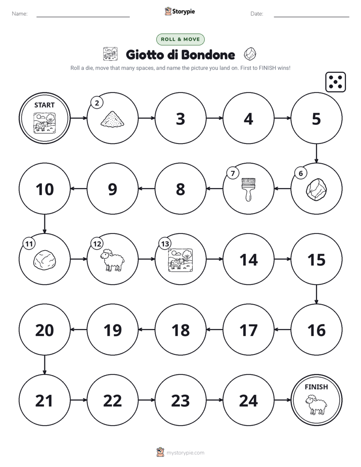 Roll & Move Game