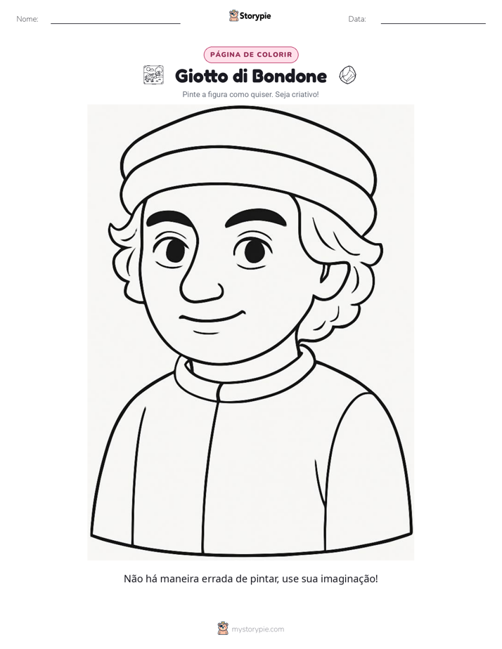 Página para colorir