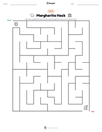 Margherita Hack printable worksheet preview