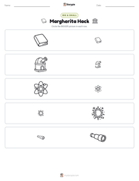 Margherita Hack printable worksheet preview