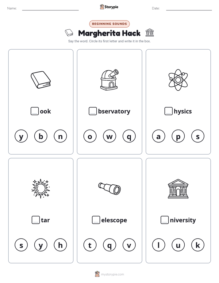 Beginning Sounds