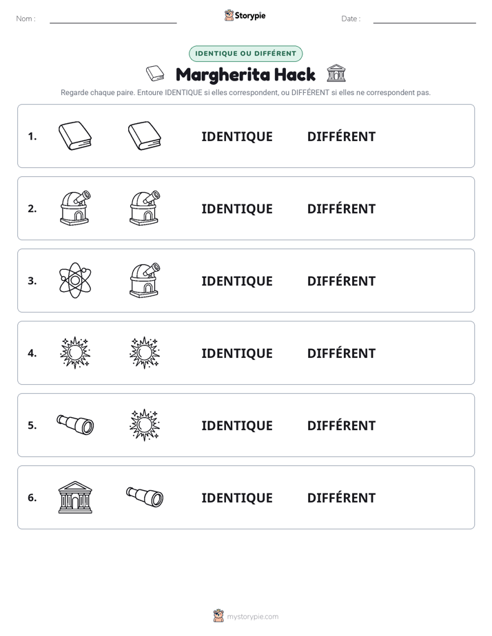 Identique ou Différent