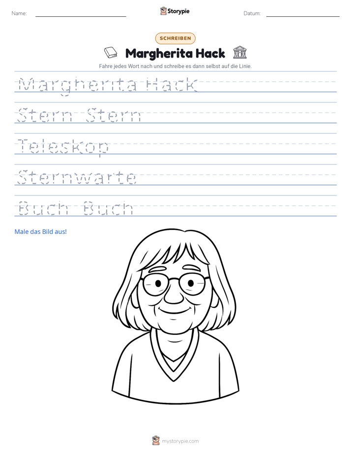 Schreibübung