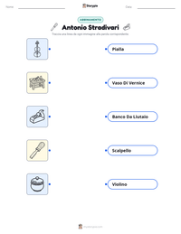 Anteprima della scheda stampabile di Antonio Stradivari