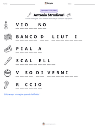 Anteprima della scheda stampabile di Antonio Stradivari