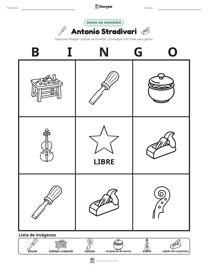 Bingo de Imágenes