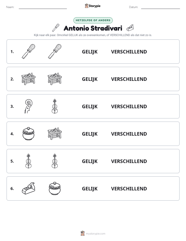 Zelfde of Verschillend