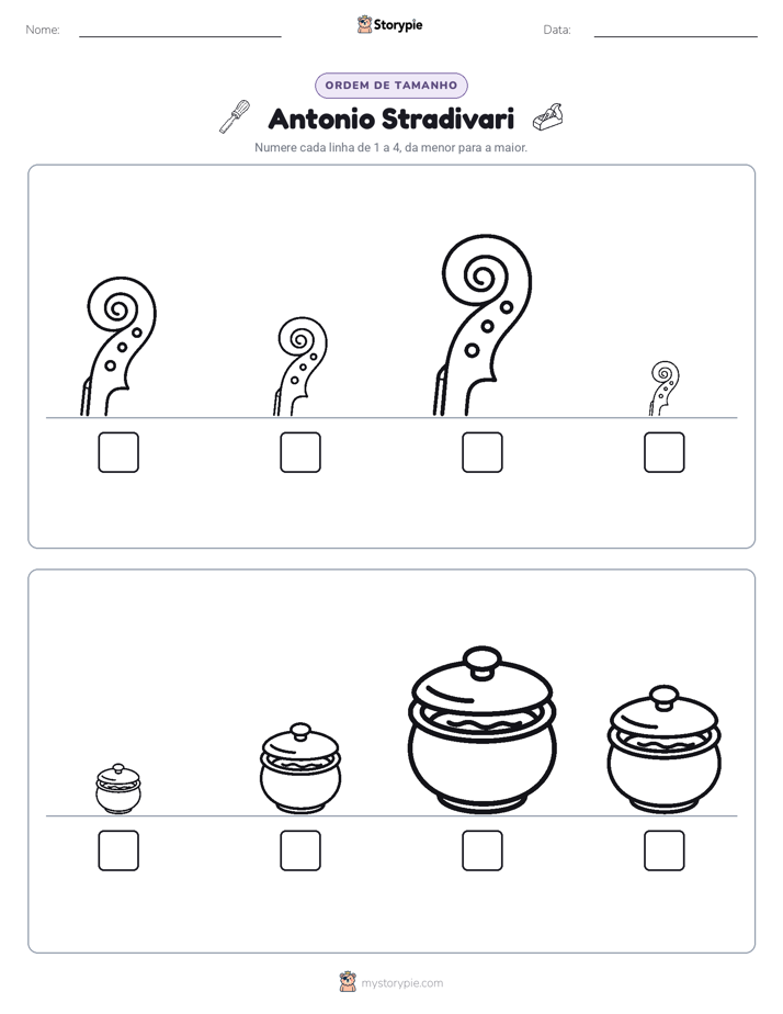 Ordem de Tamanho