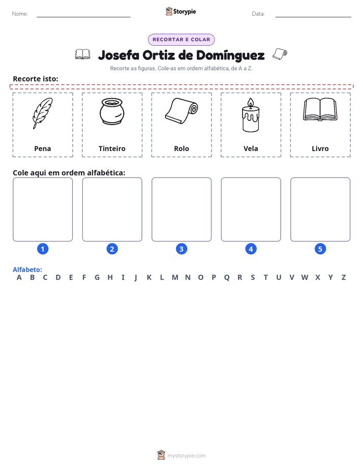 Recortar & Colar Alfabeto