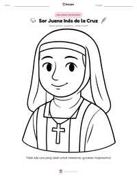 Prabaca lembar kerja cetak Sor Juana Inés de la Cruz