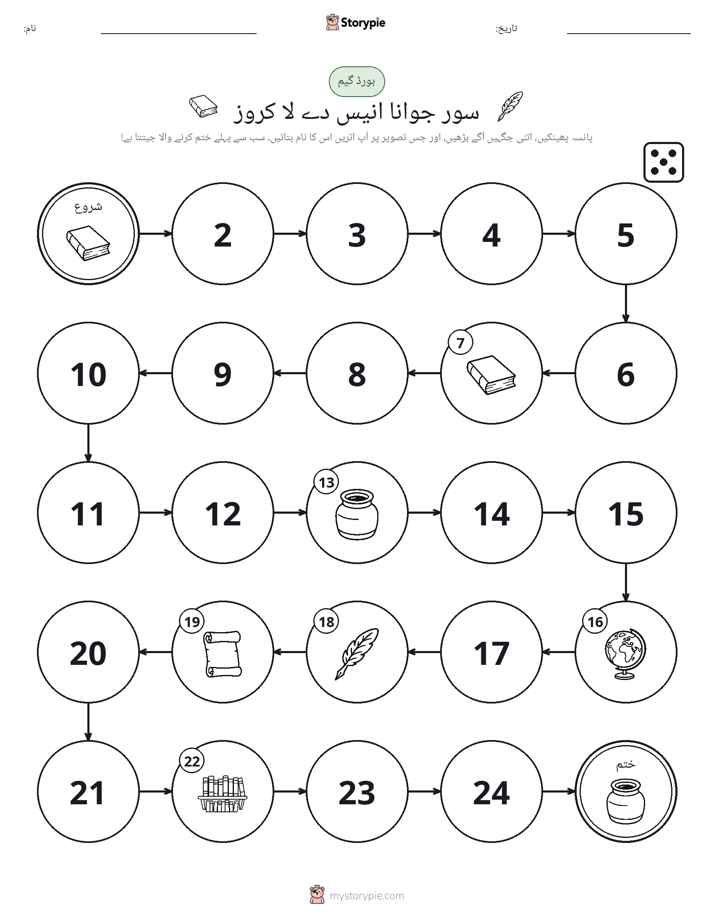 رول اور منتقل کریں کھیل