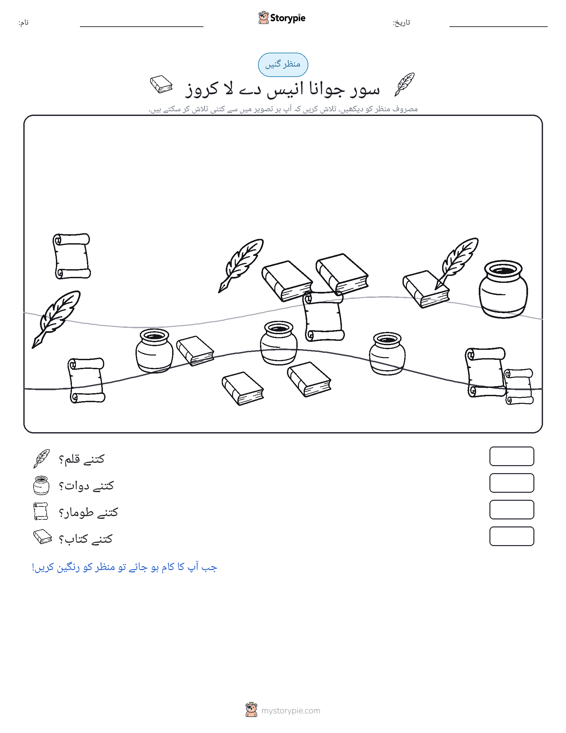 گنتی کا منظر