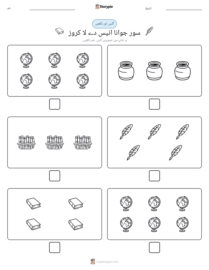 گنیں اور لکھیں