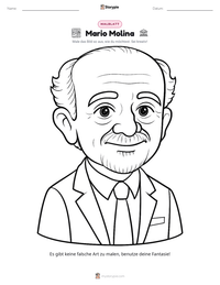 Mario Molina druckbare Arbeitsblatt Vorschau