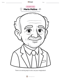 Mario Molina printable worksheet preview