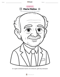 Mario Molina afdrukbare werkblad voorbeeld